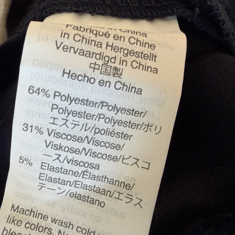 NWT J.Crew 365 Edie Wide Leg Trousers Navy Blue Women's Size 16 Office Career - Picture 9 of 10